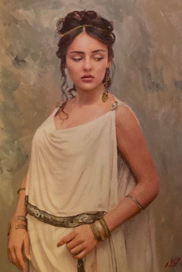 Painting titled "Divinity" by William Oxer, Original Artwork, Acrylic