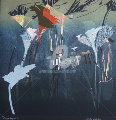 Printmaking titled "Troglodytes 3" by Olivia Quintin, Original Artwork, Engraving