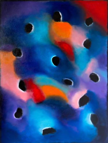 Schilderij getiteld "Shifting moods- 2" door Stefan Fierros, Origineel Kunstwerk, Acryl