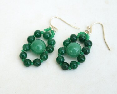 Design titled "Real emerald oval e…" by Irena Zelickman, Original Artwork, Jewelry