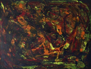 petit problème Peinture intitulée "petit problème" par Francisco Mendes, Œuvre d'art originale, Acrylique