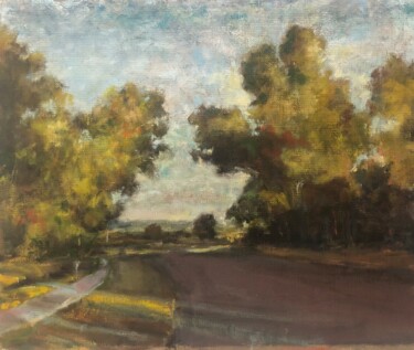 Original Artwork On Canvas Summer day Pintura titulada "Original Artwork On…" por Vsevolod Chistiakov, Obra de arte original, Oleo