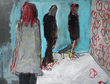 "Ohne Titel 11" başlıklı Resim Barbara Kroll tarafından, Orijinal sanat, Akrilik