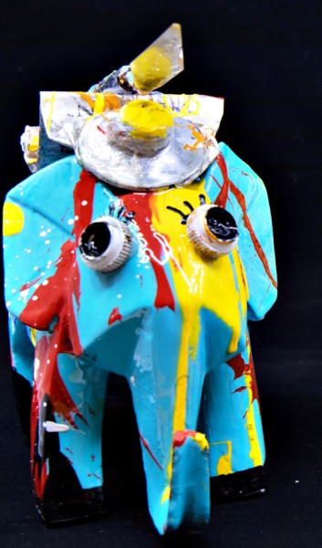 Elephant bleu