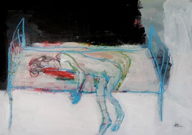 Drawing titled "Ohne Titel_20" by Barbara Kroll, Original Artwork, Pastel