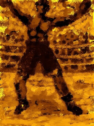 数字艺术 标题为“boxer” 由Simon Taylor, 原创艺术品, 数字油画