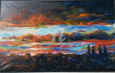 제목이 "VISTAS DE MADRID"인 미술작품 Maylu Garcia (María Luisa García)로, 원작, 기름