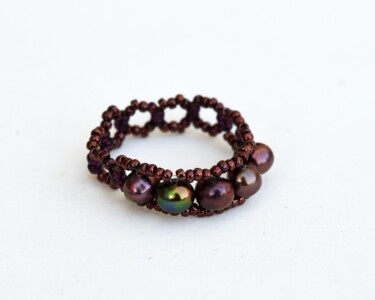 设计 标题为“Delicate band ring…” 由Irena Zelickman, 原创艺术品, 首饰