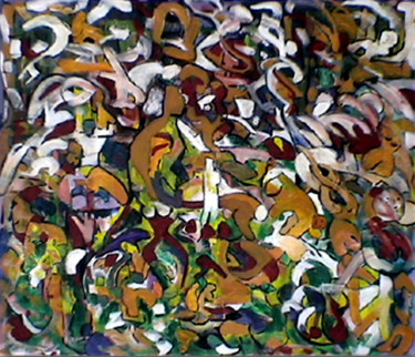 Peinture intitulée "ligne de corps" par Philippe Langaud, Œuvre d'art originale, Acrylique