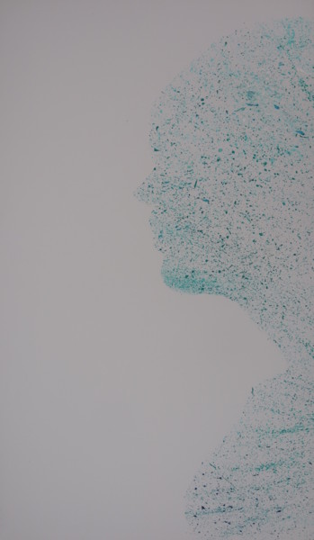 Peinture intitulée "Face" par Adam Spinosa, Œuvre d'art originale, Acrylique