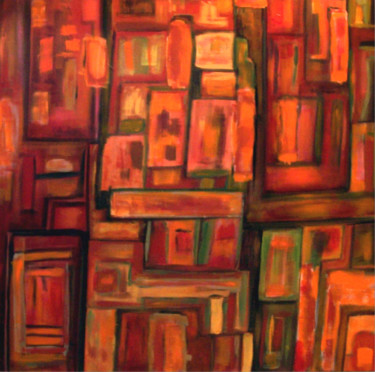Peinture intitulée "rassemblement" par Philippe Langaud, Œuvre d'art originale, Acrylique