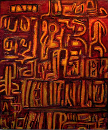 Peinture intitulée "Mémoire" par Philippe Langaud, Œuvre d'art originale, Acrylique