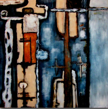 Peinture intitulée "ou es tu ?" par Philippe Langaud, Œuvre d'art originale, Acrylique