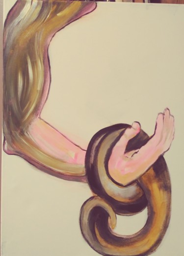 Painting titled "Lg - life is good" by Dan Flanagan, Original Artwork, Acrylic