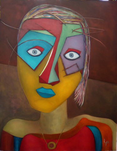 Peinture intitulée "marie 2" par Philippe Langaud, Œuvre d'art originale, Acrylique