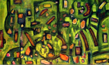 Peinture intitulée "le bonheur est dans…" par Philippe Langaud, Œuvre d'art originale, Acrylique
