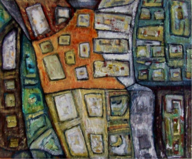 Peinture intitulée "globalisation" par Philippe Langaud, Œuvre d'art originale, Acrylique