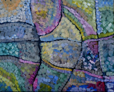 Peinture intitulée "gamète 2" par Philippe Langaud, Œuvre d'art originale, Huile