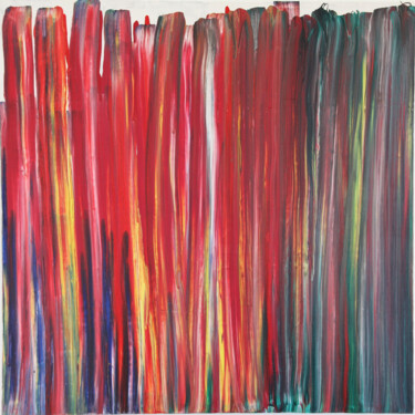 Peinture intitulée "TRACES" par Philippe Combis (PhilIppe CBS), Œuvre d'art originale, Acrylique Monté sur Châssis en bois