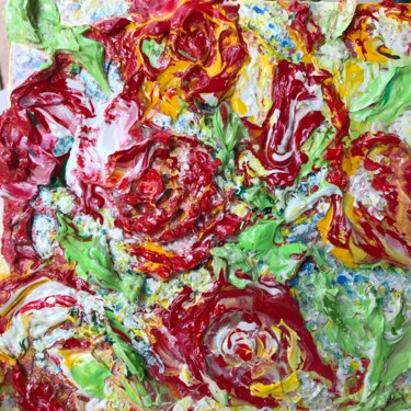 Painting titled "Passion" by Natalia Kutova, Original Artwork, Acrylic