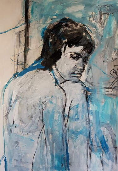 Drawing titled "Ohne Titel 03" by Barbara Kroll, Original Artwork, Pastel
