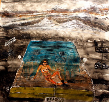 Peinture intitulée "THE MISFITS 2 (K)" par Gillsman, Œuvre d'art originale, Acrylique