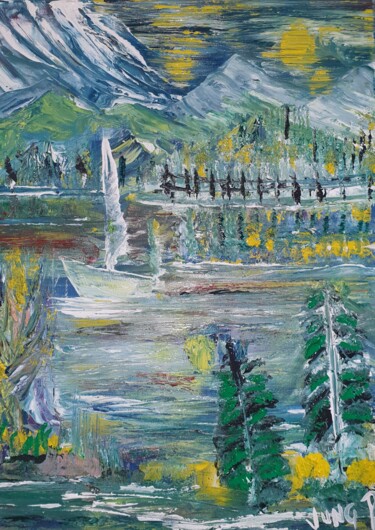Peinture intitulée "Esperanza" par Pascal Jung, Œuvre d'art originale, Huile