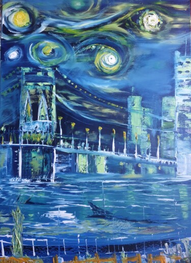 Peinture intitulée "ILLUMINATION" par Pascal Jung, Œuvre d'art originale, Huile