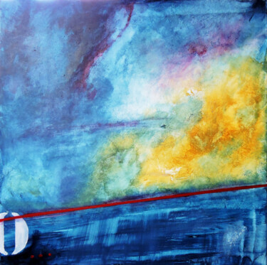 Peinture intitulée "0-Le jour…" par Pascal Thomas, Œuvre d'art originale, Acrylique