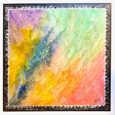 Peinture intitulée "Peinture abstraite…" par Florence Féraud-Aiglin, Œuvre d'art originale, Acrylique
