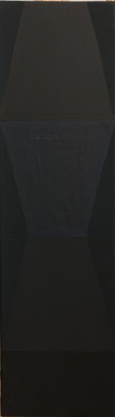 Painting titled "Endless Column" by Eliza Matica, Original Artwork, Oil