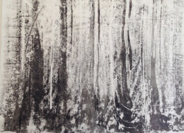 印花与版画 标题为“Tentation de se per…” 由Carole Labeyrie (Karolab), 原创艺术品, 蒙纳 安装在玻璃上