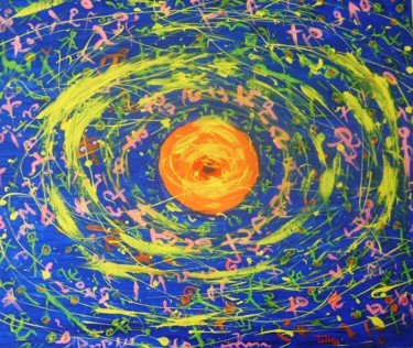 Malerei mit dem Titel "Infinito 2" von Tullio Mesi, Original-Kunstwerk, Öl