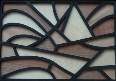 Sculpture intitulée "tempete" par Sebastien Riga, Œuvre d'art originale, Bois