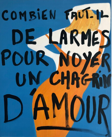 Peinture intitulée "AMOUR" par Jo Y Posso, Œuvre d'art originale, Acrylique Monté sur Châssis en bois