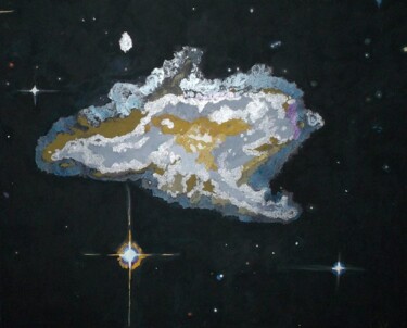 Peinture intitulée "L'Amour Céleste" par Laura Rucinska (Eos), Œuvre d'art originale, Acrylique