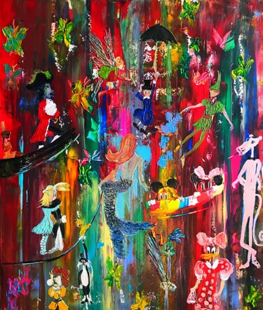 Peinture intitulée "Magie" par Emma Sampil, Œuvre d'art originale, Acrylique