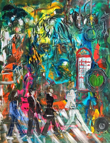 Peinture intitulée "Legend" par Emma Sampil, Œuvre d'art originale, Acrylique