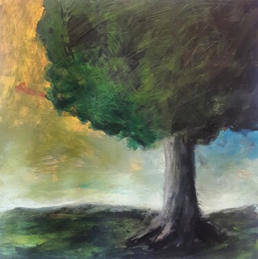 Peinture intitulée ""Sérénité"" par Alain Tardieu, Œuvre d'art originale, Acrylique Monté sur Châssis en bois
