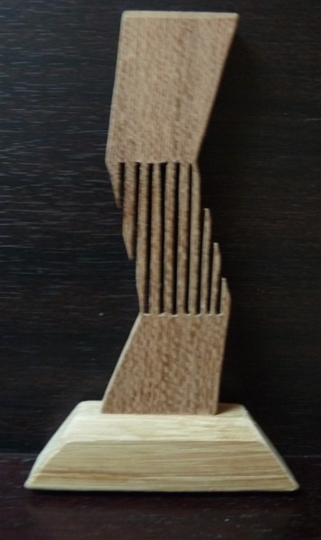Sculpture intitulée "constant" par Sebastien Riga, Œuvre d'art originale, Bois