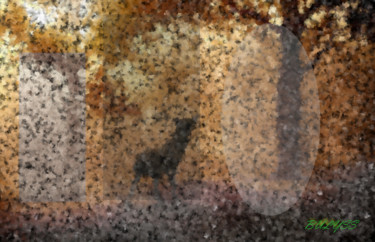 Digital Arts titled "The Deer King" by Marc Bulyss, Original Artwork, Digital Painting