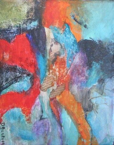 Vision Peinture intitulée "Vision" par Danielle Dunevon, Œuvre d'art originale, Acrylique Monté sur Châssis en bois