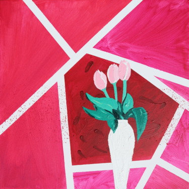 Peinture intitulée "première ligne" par Adam Spinosa, Œuvre d'art originale, Acrylique