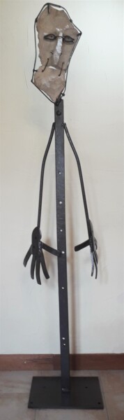 Sculpture titled "L homme de larjale" by Michel Sidobre, Original Artwork, Stone