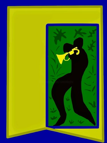 数字艺术 标题为“trumpet” 由Simon Taylor, 原创艺术品, 数字油画