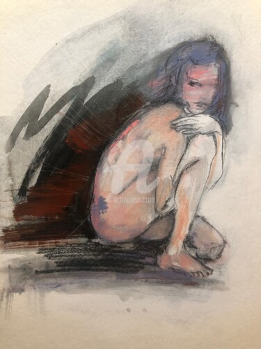 Peinture intitulée "Sans titre 8" par Chrislen, Œuvre d'art originale, Acrylique