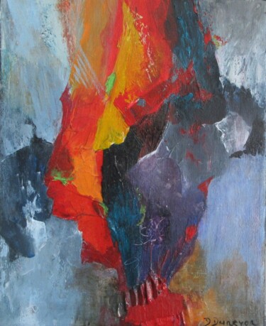 Erosion Peinture intitulée "Erosion" par Danielle Dunevon, Œuvre d'art originale, Acrylique Monté sur Châssis en bois