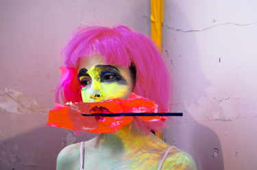 Photographie intitulée "Mary -Ho" par Frhégo, Œuvre d'art originale, Photographie numérique Monté sur Aluminium
