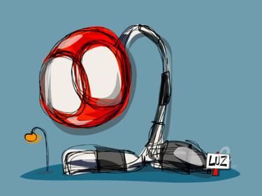 Arte digitale intitolato "Boppolo" da Luz, Opera d'arte originale, Pittura digitale