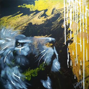 Peinture intitulée "Fusion" par Lydia Piazzini, Œuvre d'art originale, Acrylique